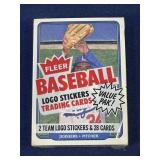 1982 Fleer baseball pack with Fernando Valenzuela