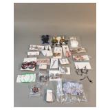 Group of costume jewelry earrings