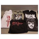 Group of Rick James apparel
