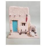 Size Southwestern style composite Pueblo diorama