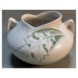 Roseville pottery silhouette oak leaf bowl