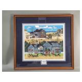 Charles Wysocki signed print.