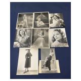 Lot of vintage Hollywood black-and-white photos