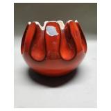 Vintage Royal Haeger red pottery vase