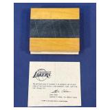 Los Angeles Lakers G.W. Forum hardwood floor piece