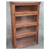 Vintage oak lawyer's bookcase