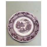 Antique Staffordshire mulberry transferware