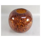 Hand blown art glass vase