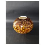 Hand blown art glass vase