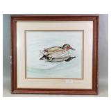 Signed Joyce C. Gagen (1943-2018) watercolor