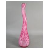 Hand blown art glass vase by Excel