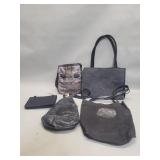 Group of women's handbags