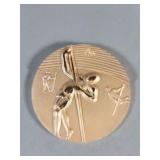Salvador Dali. 999 silver 1984 Olympic coin