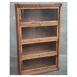 Vintage oak lawyer's bookcase