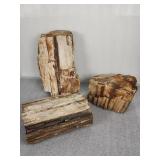 40lbs fossilized/petrified wood with quartz