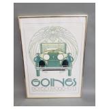 David Lance Goines exhibition poster