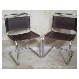Pair of Mart Stam-style Mid-century modern