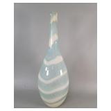 Murano style hand blown art glass vase