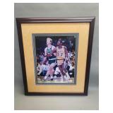 Dual autographed Larry Bird and Magic Johnson