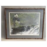 Pencil signed Robert Bateman "Giant Panda"