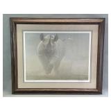 Pencil signed Robert Bateman "Power Play -