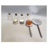 Group of Art Deco vanity set