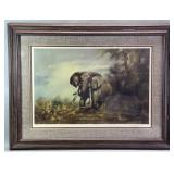 Pencil signed Douglas Van Howd "Kenya