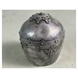 Shreve & Co hammered sterling inkwell/s