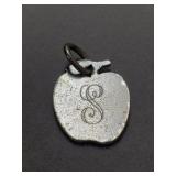 Tiffany & Co. Sterling silver apple pendant