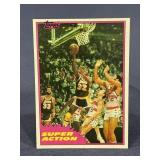 1981 Topps Magic Johnson Super Action card