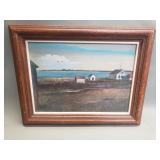 Signed Richard Clarke Hare mixed media
