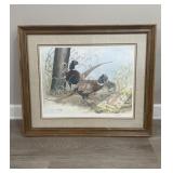 Framed pencil-signed numbered print #229/300