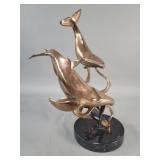 Gary Reeves # 18/250 bronze whale sculpture