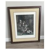 Framed print "The First Taste"