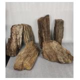 54lbs of petrified wood and quartz specimen
