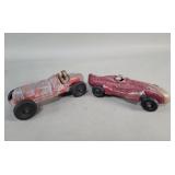 Pair of vintage cast aluminum Hubley Kiddie Toy