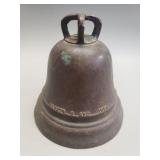 Antique Mission cast bronze bell