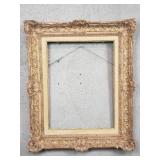 Vintage carved wood picture frame