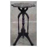 Vintage mother of pearl inlaid side table