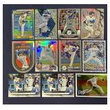 Large lot of Dodgers baseball cards: Shohei