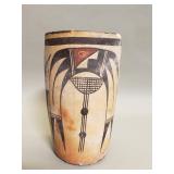 Vintage Hopi Pueblo polychrome cylindrical