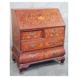 R.J. Horner & Co. mahogany inlaid drop front