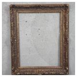 Rococo-style giltwood and gesso picture frame