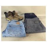 Miscellaneous jeans & sneakers