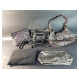 Group of designer style womens purses