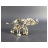 Swarovski crystal elephant figurine