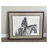 Framed pencil-signed & numbered print