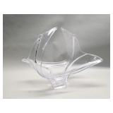 Cristal France glass centerpiece or sculpture