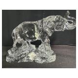 Wonders of the World crystal elephant sculpture