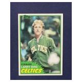 1981-82 Topps Larry Bird basketball card